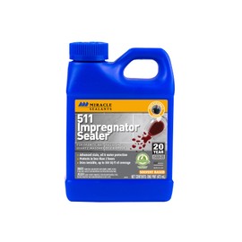 Miracle Sealants 511 Impregnator Advanced Penetrating Sealer for Countertops, Stone, Tile & Grout, Pint
