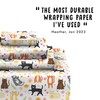 CENTRAL 23 Cat Wrapping Paper - Cats And Flowers -