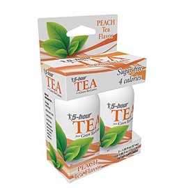 Energy Natural Green Tea Sugar-Free, Peach, 2 Bottles, Total 3.86 fl oz (Pack of 2)