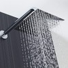 Voolan Oversize Rain Shower Head - High Flow Square Rainfall