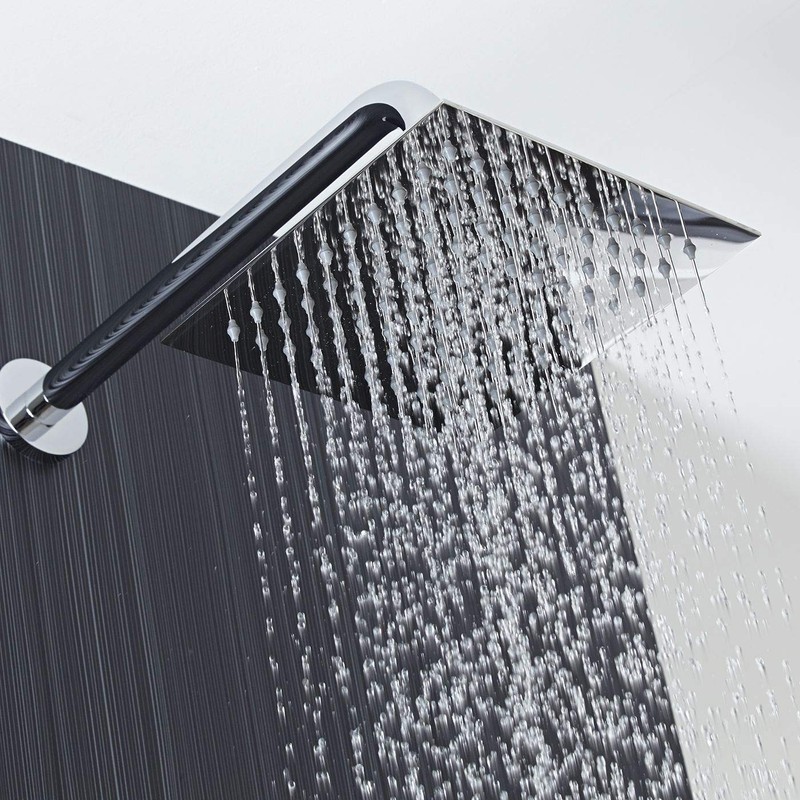 Voolan Oversize Rain Shower Head - High Flow Square Rainfall