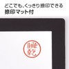 マックス スタンプ台 携帯用 エスパクトLite 朱肉 ブルー SA-2004S/B