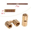 4pcs/Pack Brass Hidden Concealed Hinge Invisible Barrel Hinge for DIY