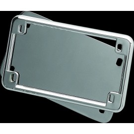 Kuryakyn Kuryakyn Chrome License Frame & Backing Plate Set for Suzuki C90