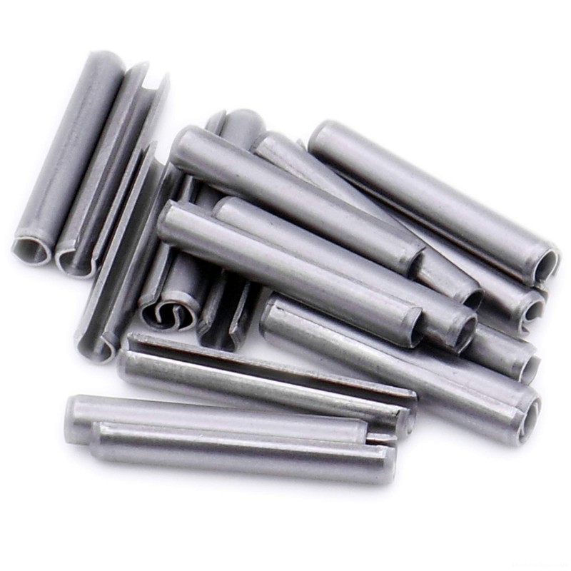 D3 (3mm x 4mm) Slotted Spring Pin (Heavy) - Stainless