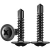 weideer 100pcs #8 Self Tapping Screws for matal,410 Stainless Steel