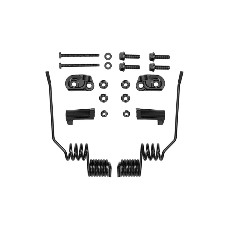 silenzioso Spring Style, Rail Mount Ice Scratchers for Ski-Doo, Snowmobile