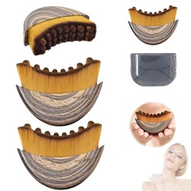 Lymphatic Contour Face Brush, Dry Brushing Face Brush, Drainage Massager, For Jawline and Sculpting, Portable Design (1PCS)