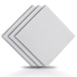 SHUKAN FASHIONS - TRIPLE PACK OFFER NEW PLAIN WHITE + PLAIN WHITE + PLAIN WHITE BANDANA BIKER COW BOY COW GIRL NECK SCARF NECK WRIST WRAP