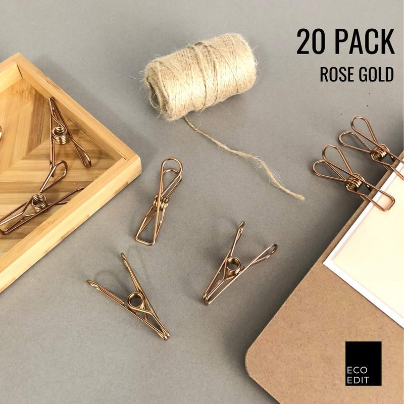 Eco Edit - Rose Gold Stainless Steel Pegs - Strong