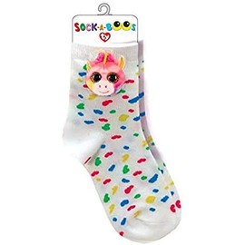 Ty Girls' Fantasia Unicorn Socks, Multi-Colour, One Size, multicoloured