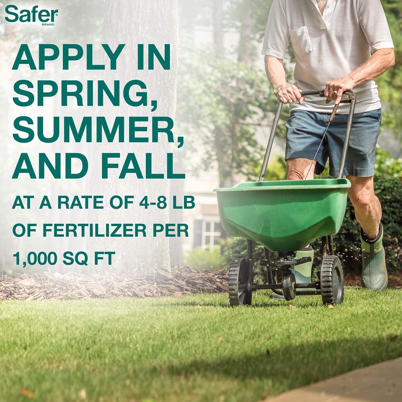 Safer Brand 9335SR Lawn Restore Natural Lawn Fertilizer - Non-Burning