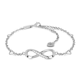 SERASAR Infinity Sign Anklet Ladies Jewellery 925 Sterling Silver 18-Carat Gold Jewellery Anklet Ladies Anklet Girl Jewellery Gift Idea Birthday Gift for Women