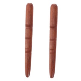 Garneck Acupressure Pen Set Made of Wood - 2 Pieces Trigger Point Massage Sticks for Targeted Relaxation - Ideal for Ear Acupuncture and Face Massage - Handy and Effective