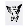 'Angel Statue' Temporary Tattoo - Water Resistant, Skin-Safe, Non-Toxic Transfer