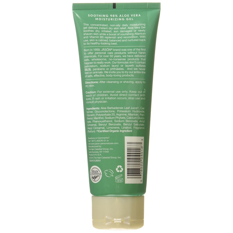 JASON Soothing 98% Aloe Vera Moisturizing Gel (IASC Certified), 4