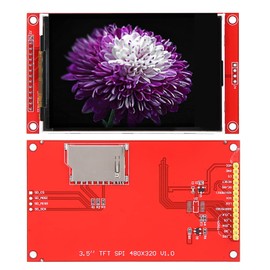 LCD Screen Module TFT 3.5" SPI Serial 480 x 320 ILI9488 Multifunctional HD Electronic Accessories with Memory Card Slot