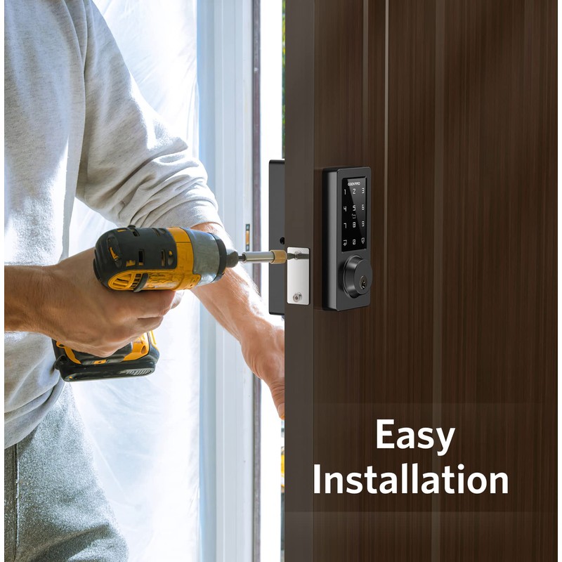 Keyless Entry Door Lock, Smart Deadbolt Lock with Bluetooth App,