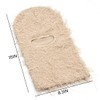 XYIYI Beige Distressed Balaclava Ski Face Mask Full Face Knitted