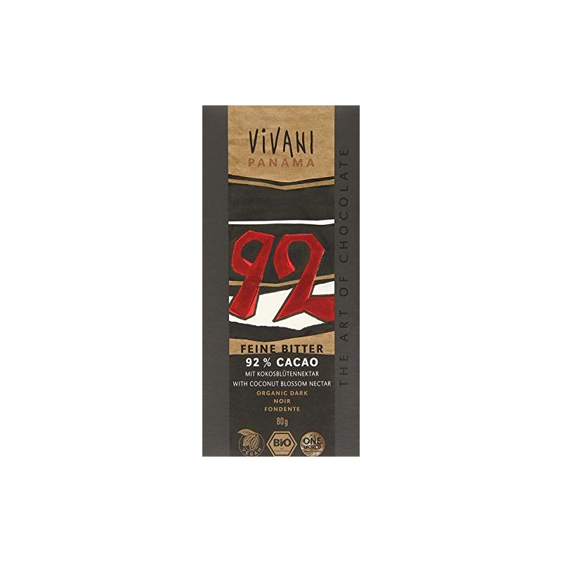 Vivani Dark 99% Panama Cocoa 80g(Pack of 10)
