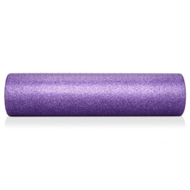 Philosophy Gym 24" High-Density Foam Roller for Exercise, Massage, Muscle Recovery - Round Purple