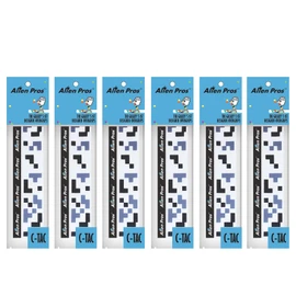 Alien Pros Tennis Racket Grip Tape (6 Grips) – Tac Moisture Feel Tennis Grip – Tennis Overgrip Grip Tape Tennis Racket – Wrap Your Racquet for High Performance (6 Grips, Tetris)