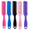 5Pcs Professional Trimmer Razor Dual Side Scissors for Hair Thinning,