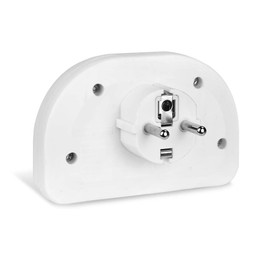 European to UK Plug Adapter, European Plug Adapter, EU to UK Plug Travel Adapter, UK to EU Plug Adapter, UK to European Plug Adapter, Travel Plugs UK to EU with 2 USB Ports (Type E/F)