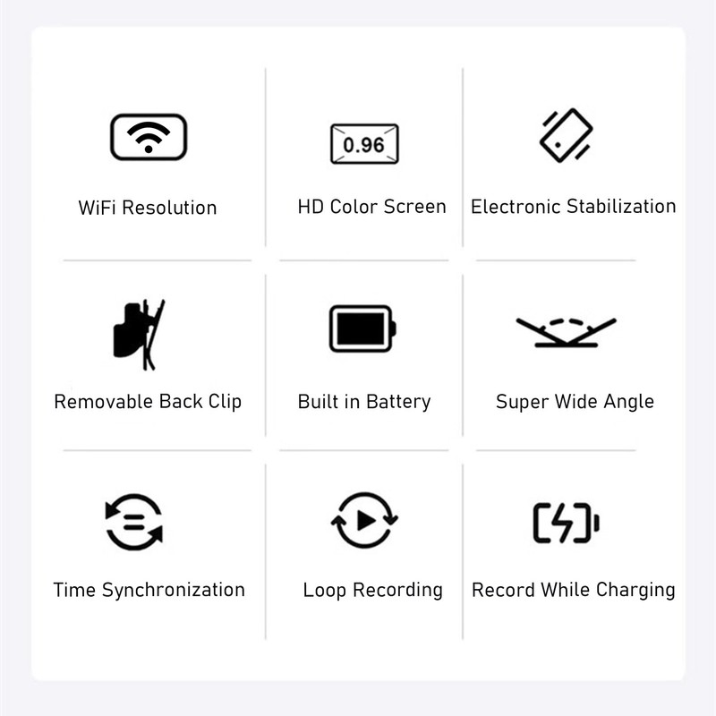 1080P Pet Camera Wireless WiFi Transmission Thumb Camera Magnetic Suction