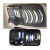 JNNJ Bag Sun Visor Organiser Leather, Car Visor CD Case,