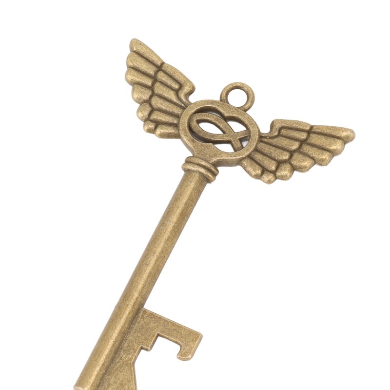 Key Bottle Opener Vintage DIY Exquisite Elegant Angel Wing Key