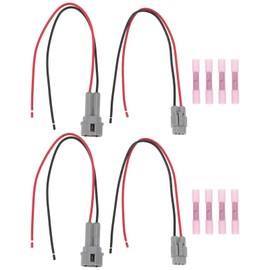 Be In Your Mind 2 Sets 2-Pin Pre-Wired Female & Male Connector Plug 6180-2321 Compatible with Sumitomo Compatible with Suzuki MT090