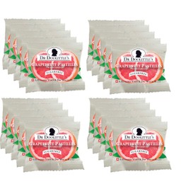 Dr. Doolittle’s Sugar Free Pastilles with Stevia for Voice and Throat, Grapefruit Flavor, Travel Size Bag,0.33 ounces approximately 4 Count Package, 20 Pack