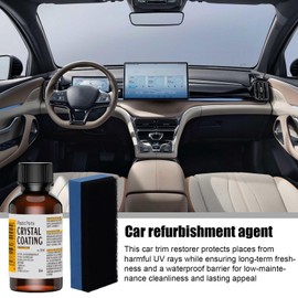 Trim Restorer Automotive | Interior Renewal for Vehicle | Dustproof UV Resistant Trim Restorer for Vehicle Truck Maintenance Garage Use