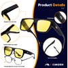 Gafas de Sol Polarizadas Oversize UV400 Kimorn para Hombres y