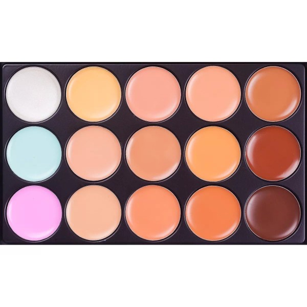 Veraly Paleta De 15 Correctores Premium Maquillaje Alta Cobertura