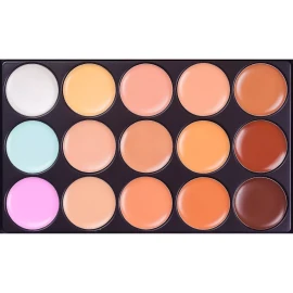 Veraly Paleta De 15 Correctores Premium Maquillaje Alta Cobertura