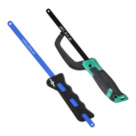 Hand Saw Hacksaw Set, Mini Hand Saws, Hacksaw 235 mm, Multifunctional Universal Hacksaw for Steel Pipe, PVC, Carpentry