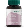 PRONAT Keratina Biotina 60 Cápsulas Suplemento Alimenticio Fórmula con Queratina,