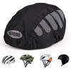 2Pcs Bright Reflective Helmet Cover High Visibility Helmet Rain Cap