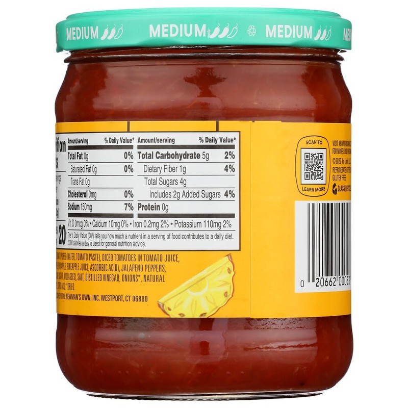 Newman's Own Salsa Pineapple (Pack of 3)