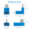 USB 3.0 Male to Female Extension Adapter，USB Multiple Directions Connector