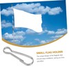 ORFOFE Stainless Steel Flagpole Clips 30pcs Flagpole Snap Hooks Boat