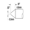 Metcal CVC-7CN0005S Conical Cartridge Tip, 0.5MM (0.02 IN), 700-F, CVC