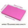 Joyangy Pack of 2 Rose Red Metal Business Card Holder,