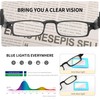 CarryMePro 3 pack Folding Reading Glasses Portable Pocket Readers Slim