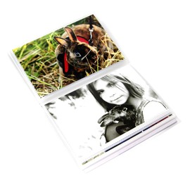 CocoPolka 4 x 6 Photo Albums Pack of 3 - Watercolors, Each Mini Photo Album Holds Up to 48 4x6 Photos. Removeable, Flexible Covers.