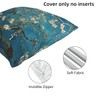 DJKKiTTQ Compatible with Pattern Decorative Cushion Cover (Almond Blossom), The
