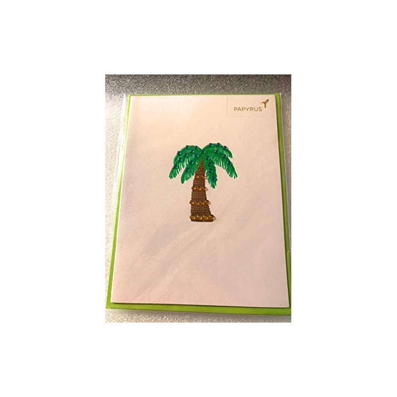 Papyrus Gem Palm Tree Card, 1 EA