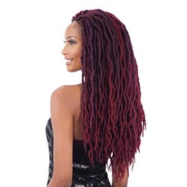 2X BO LOC 18" (2 Dark Brown) - FreeTress Synthetic Crochet Braid